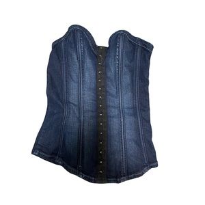 Vintage guess denim corset